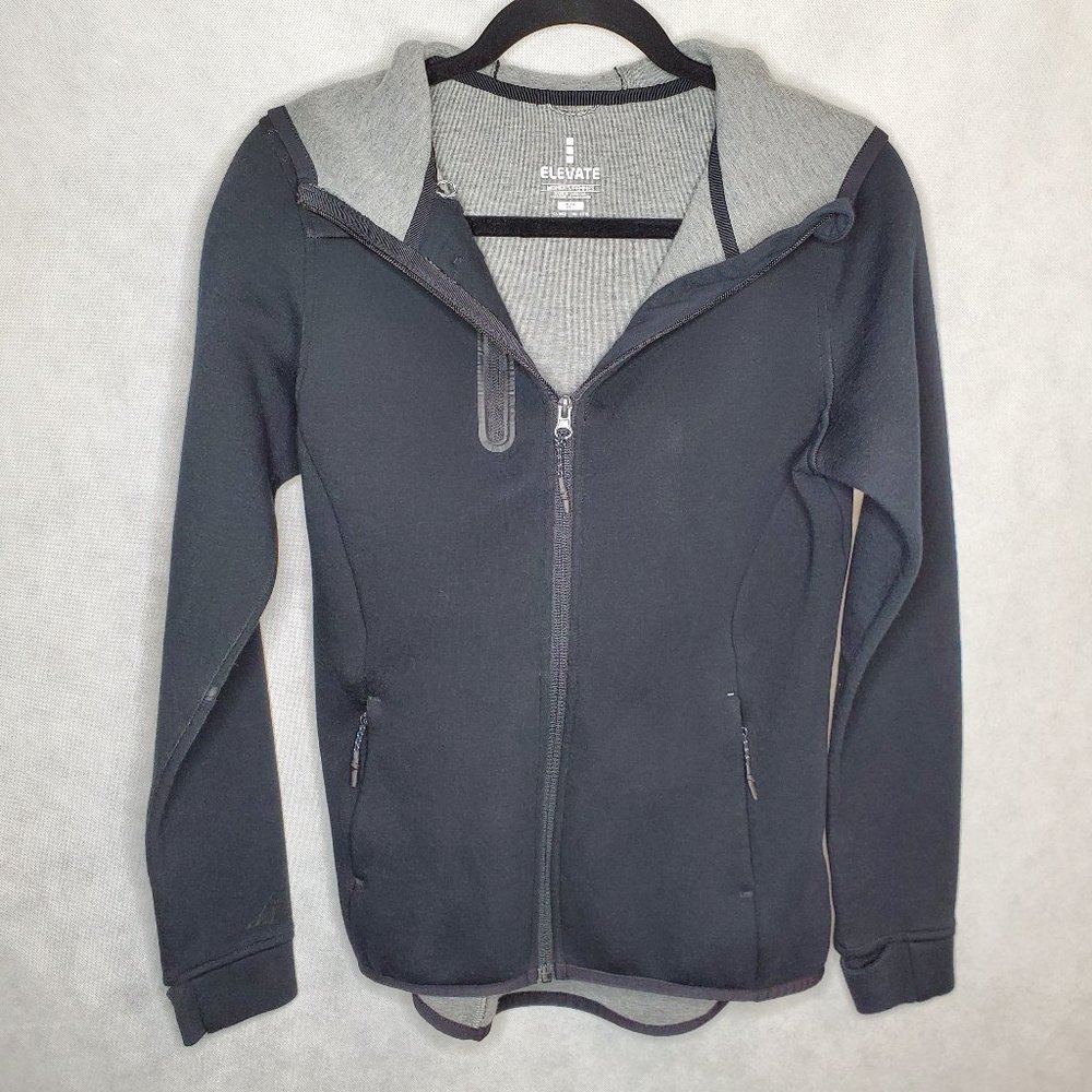 Elevate Women's Chivero Knit Jacket Black - Picture 1 of 9